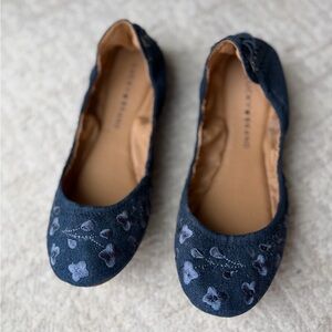 Brand New without Box Lucky Brand Navy Floral Women's Flats 8.5